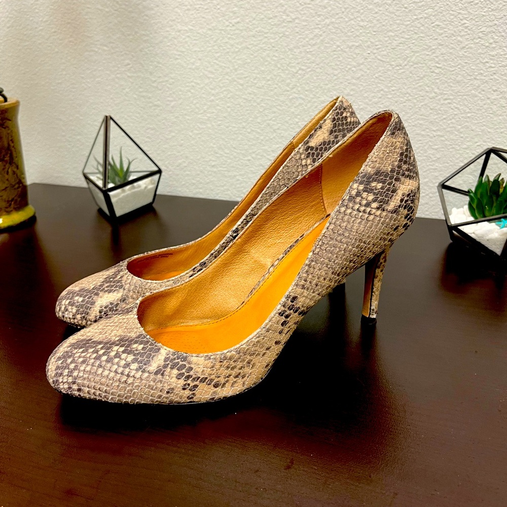 Corso Como Snakeskin Pumps